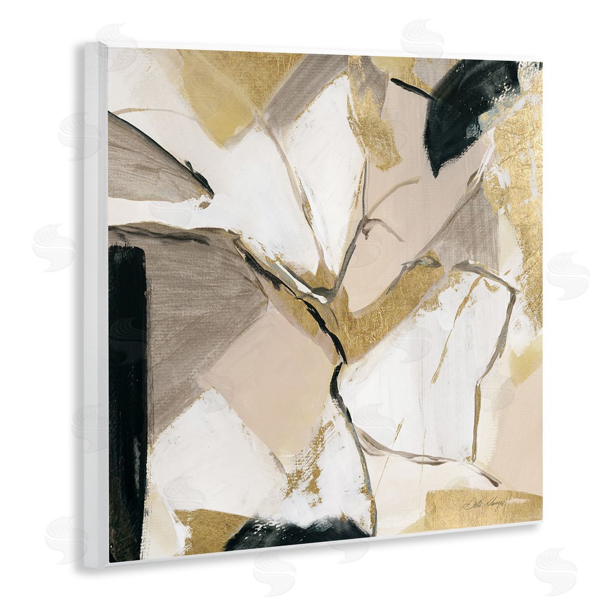 Stella Chang Glam & Beige Abstraction Wall Plaque Artside_