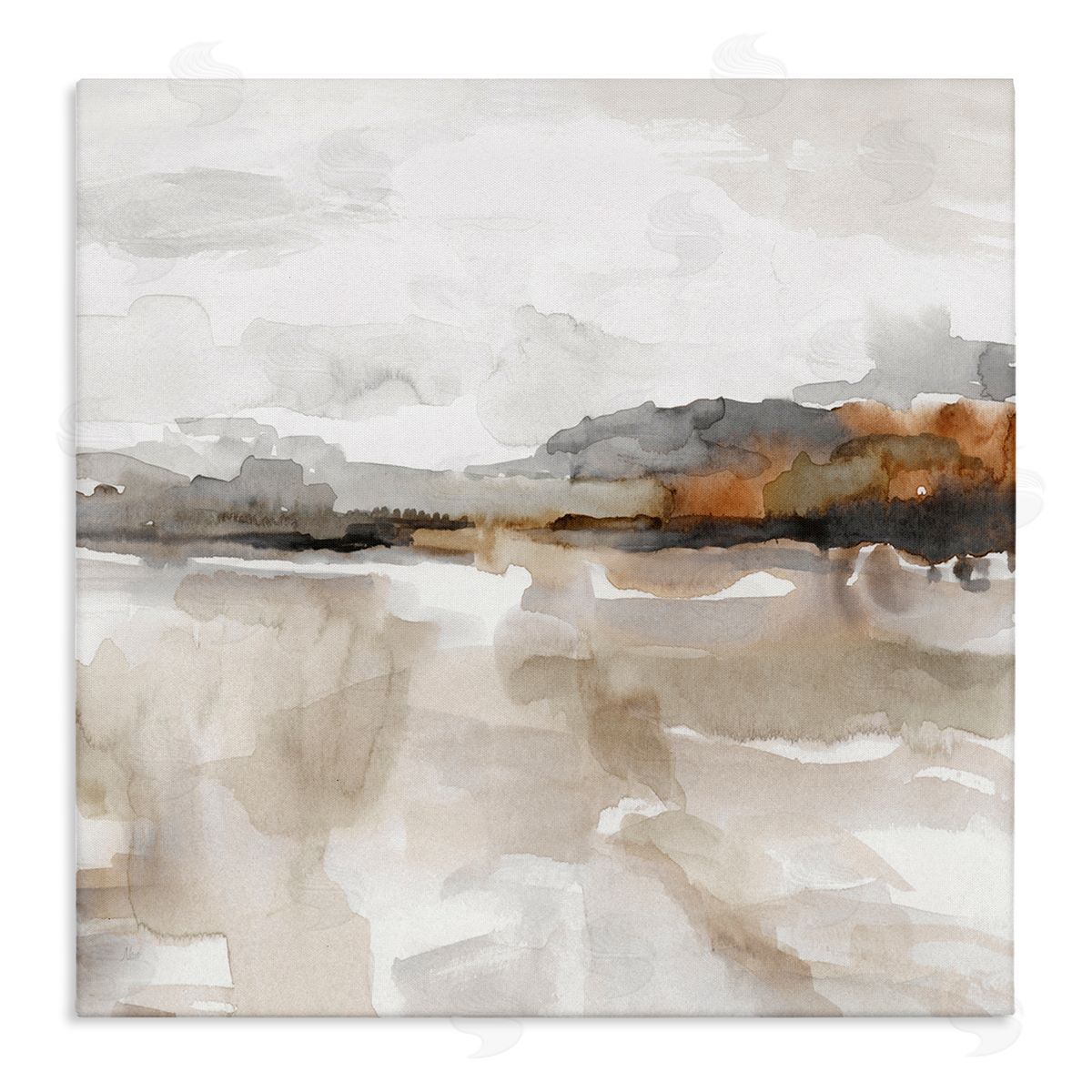 Nan Abstract Muted Landscape Canvas Wall Art