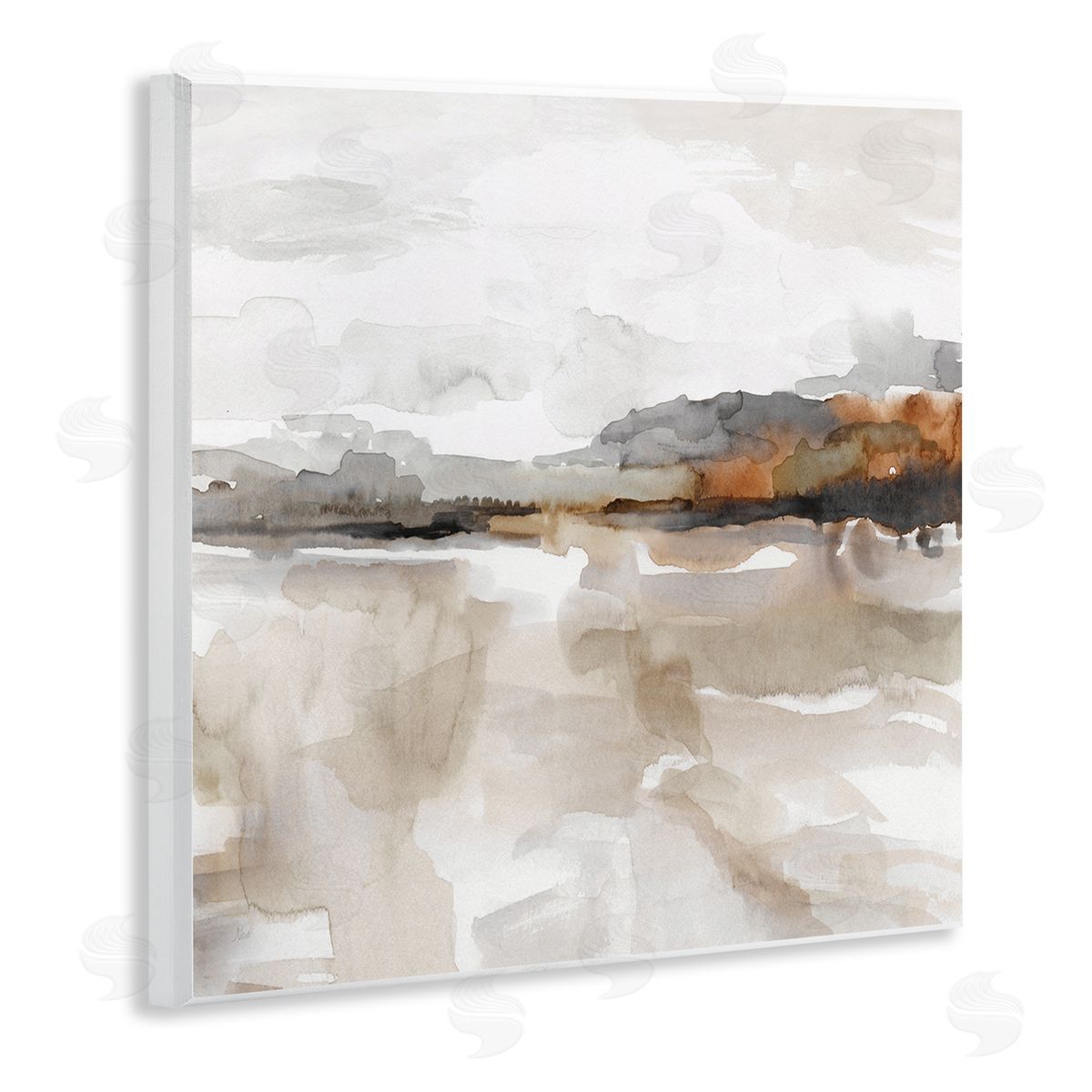 Nan Abstract Muted Landscape Wall Plaque Artside_