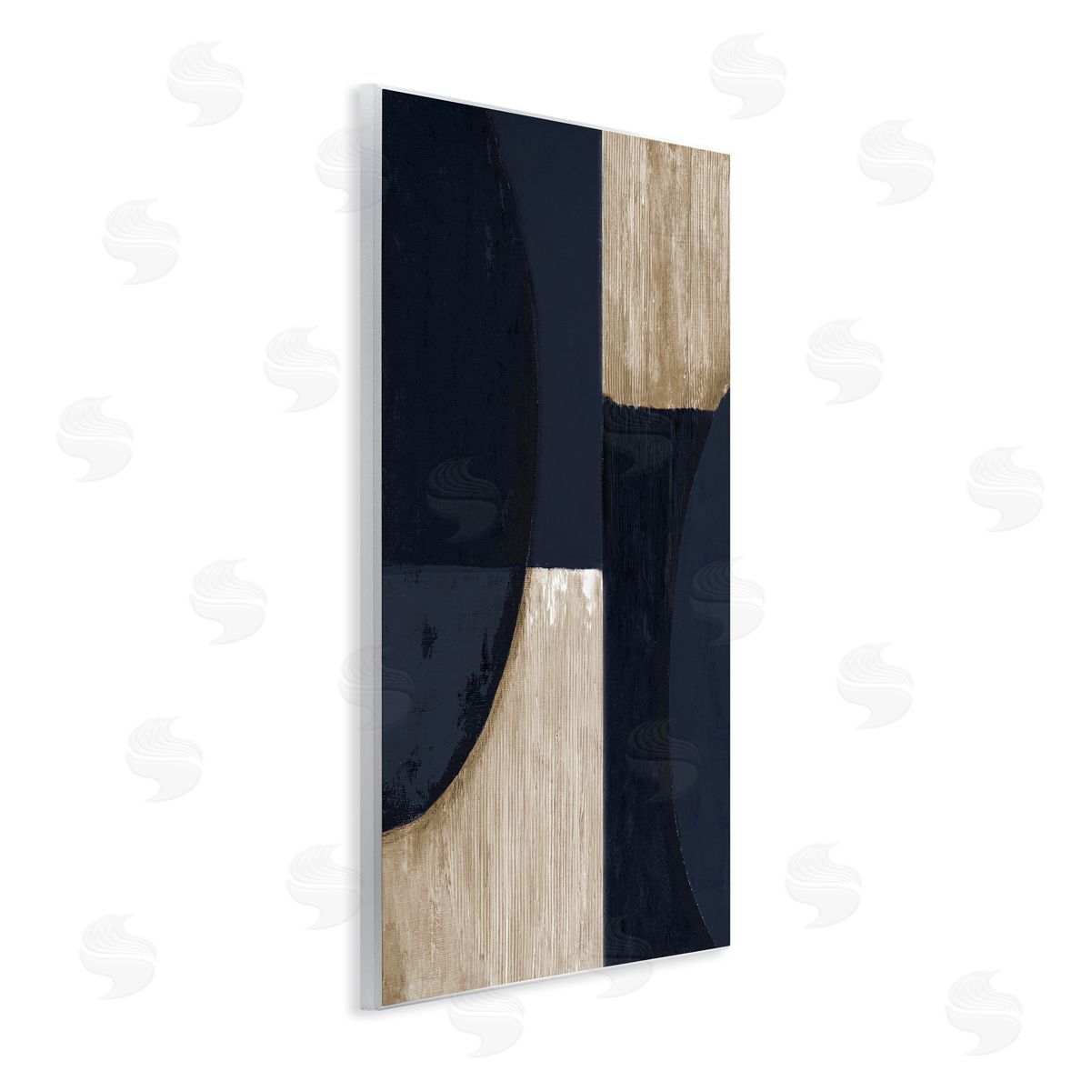 Tava Studios Contemporary Dark Shapes Wall Plaque Artside_