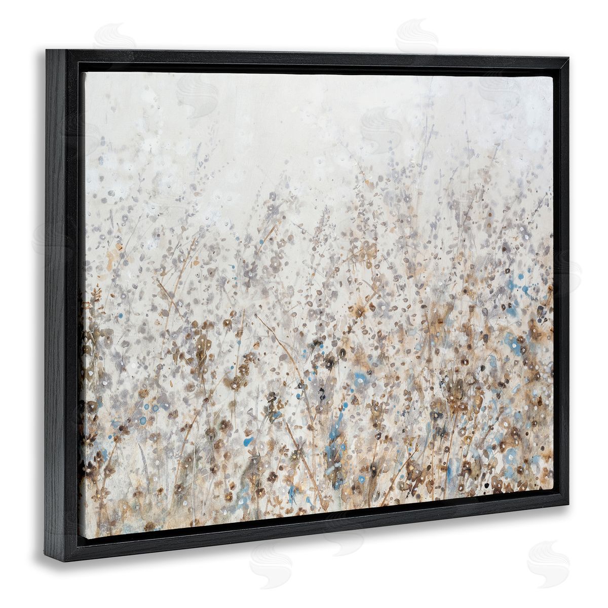 Tim O'Toole Abstract Botanical Scenery Black Floater Frame Canvas Artside_