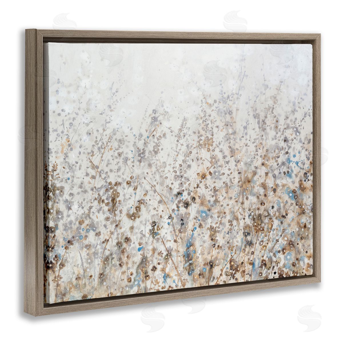 Tim O'Toole Abstract Botanical Scenery Brown Floater Frame Canvas Artside_