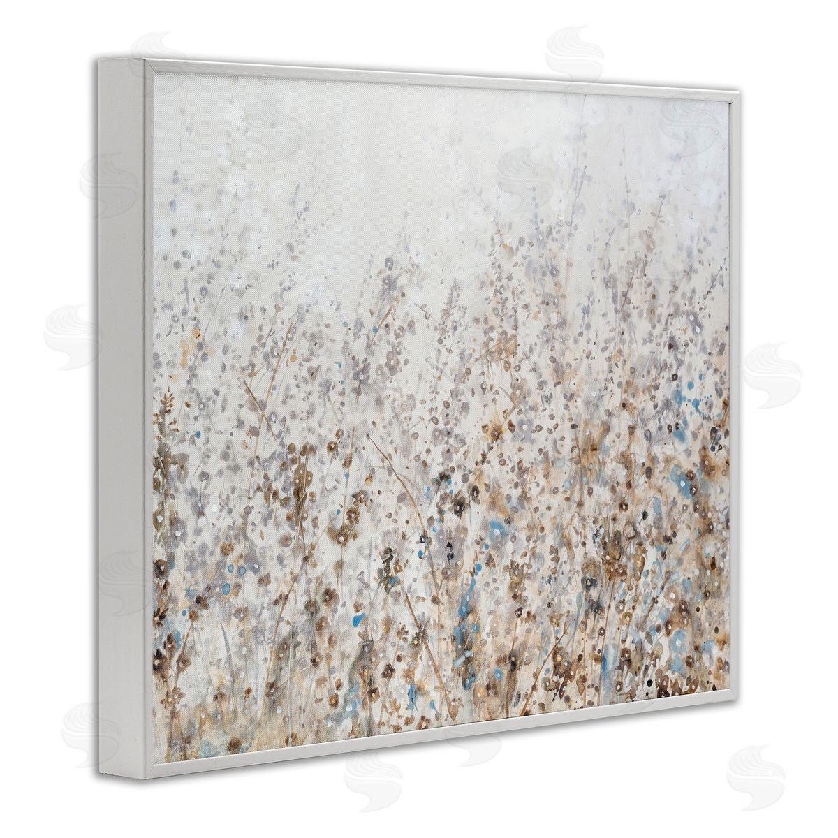 Tim O'Toole Abstract Botanical Scenery White Framed Giclee Wall Artside_