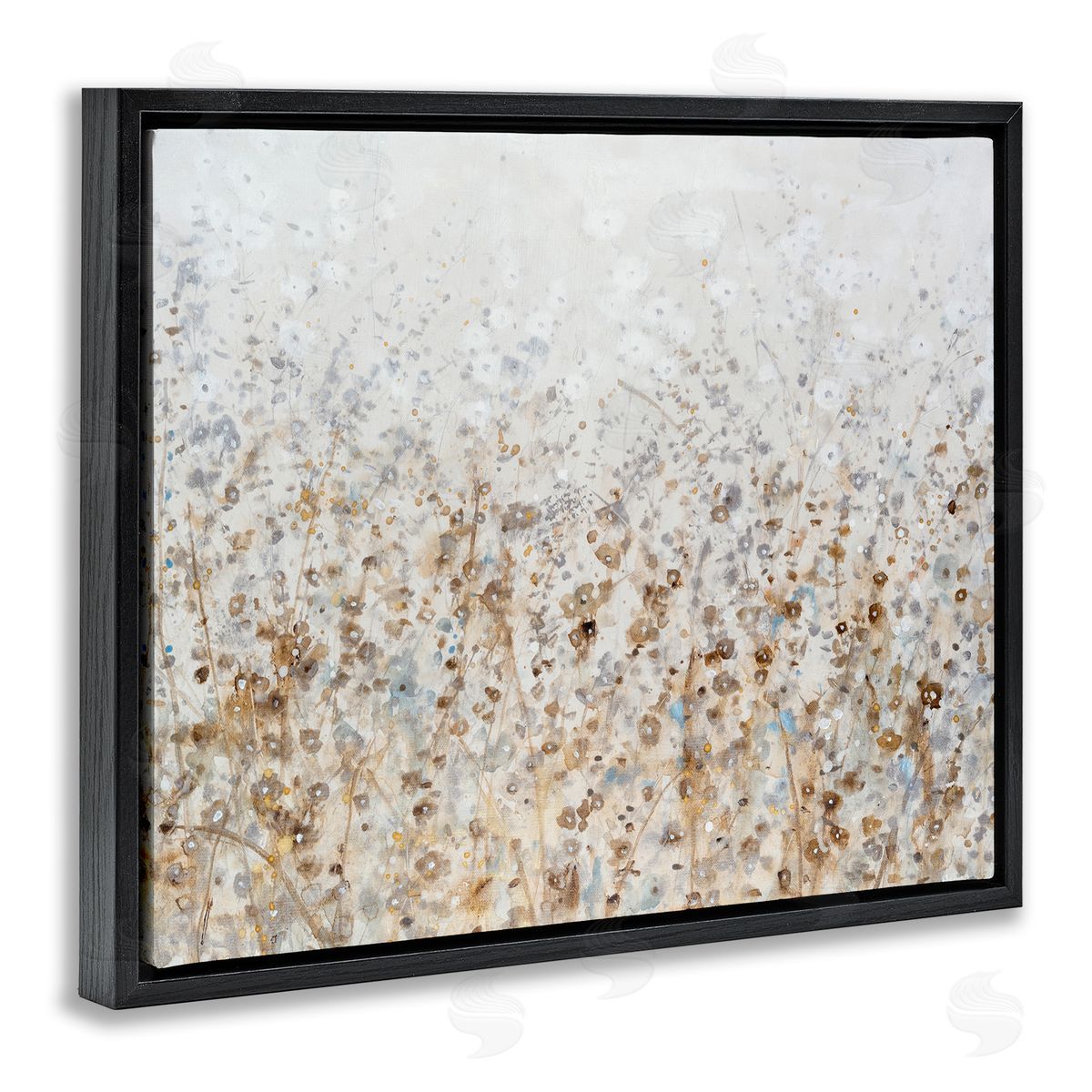 Tim O'Toole Modern Botanical Scenery Black Floater Frame Canvas Artside_