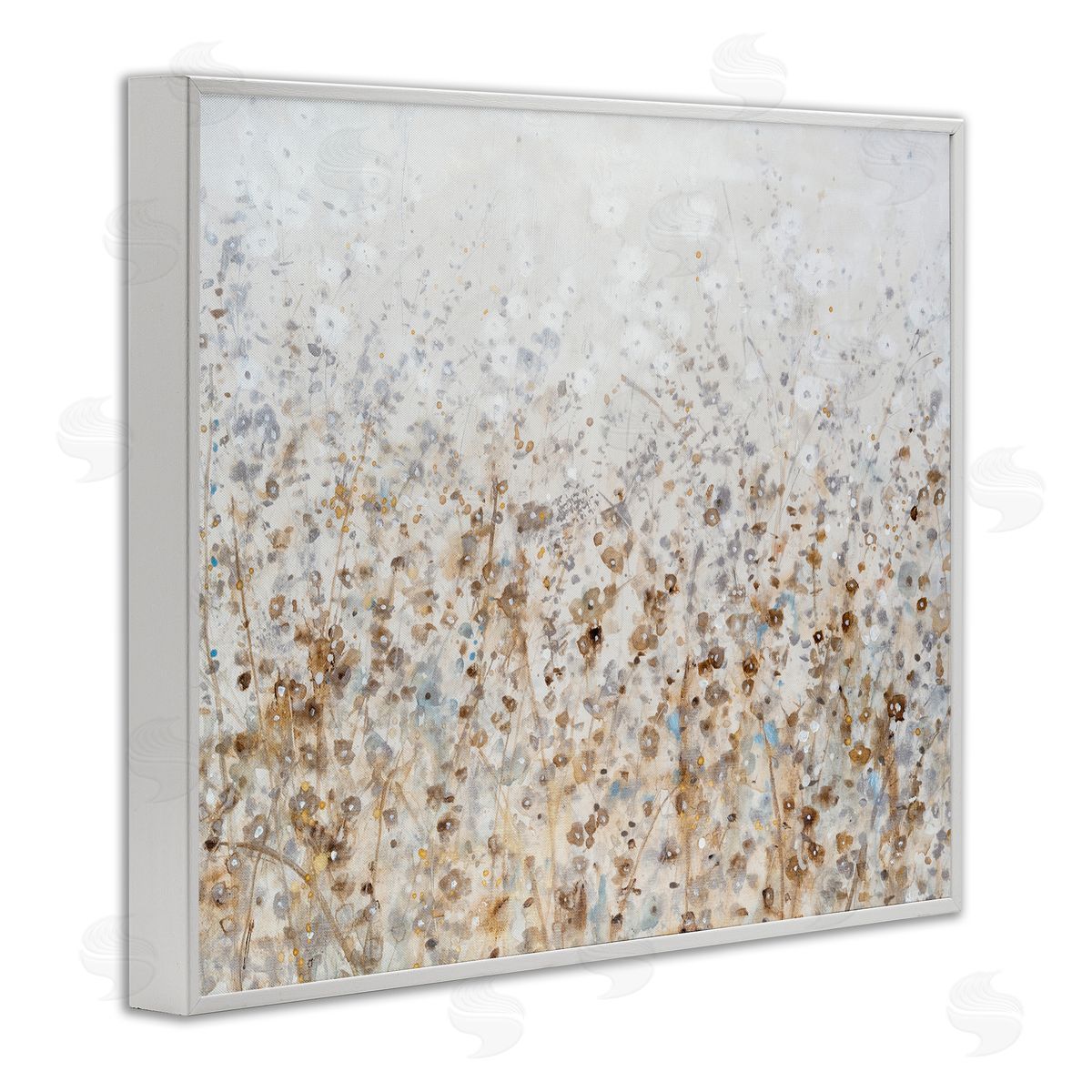Tim O'Toole Modern Botanical Scenery White Framed Giclee Wall Artside_