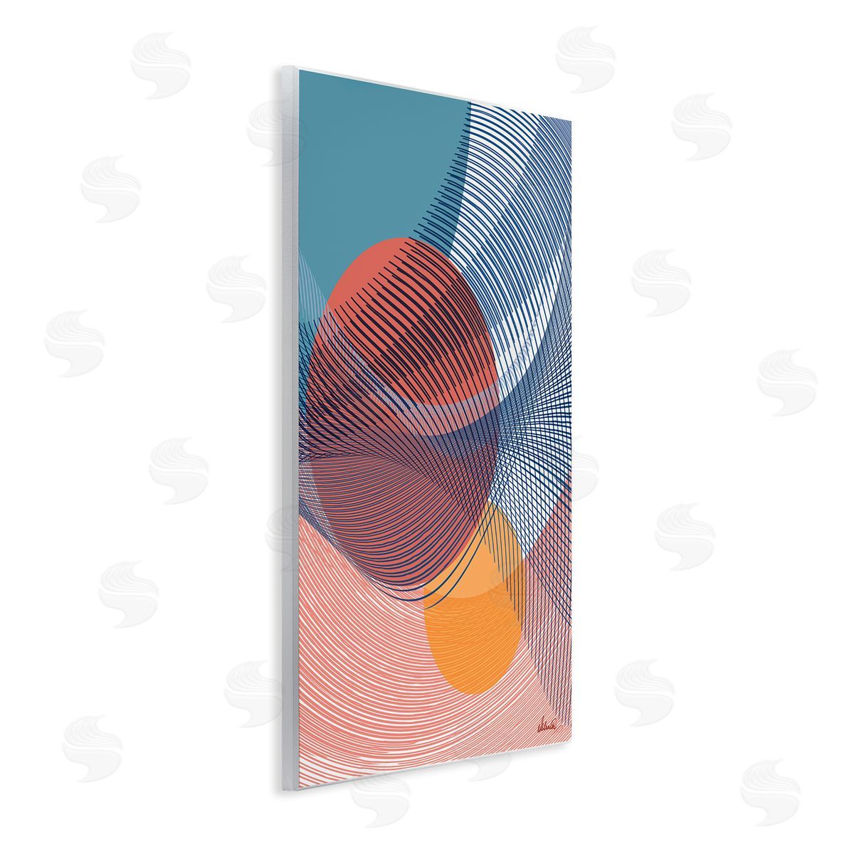 Ishita Banerjee Patterned Circular Shapes Wall Plaque Artside_
