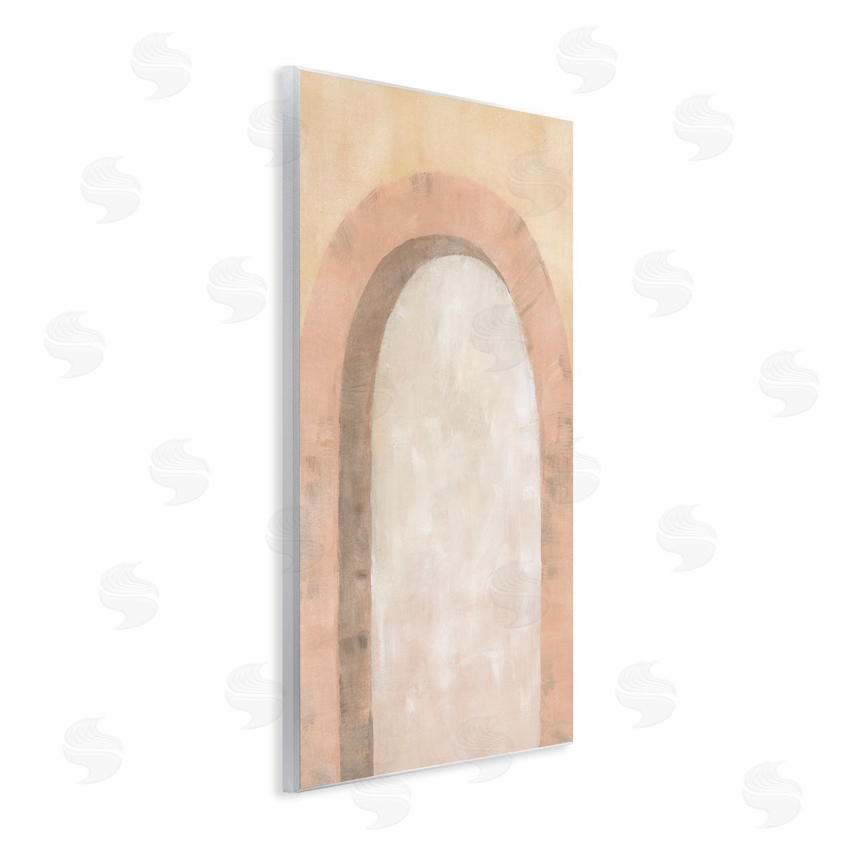 BlursByAI Modern Muted Arch Wall Plaque Artside_