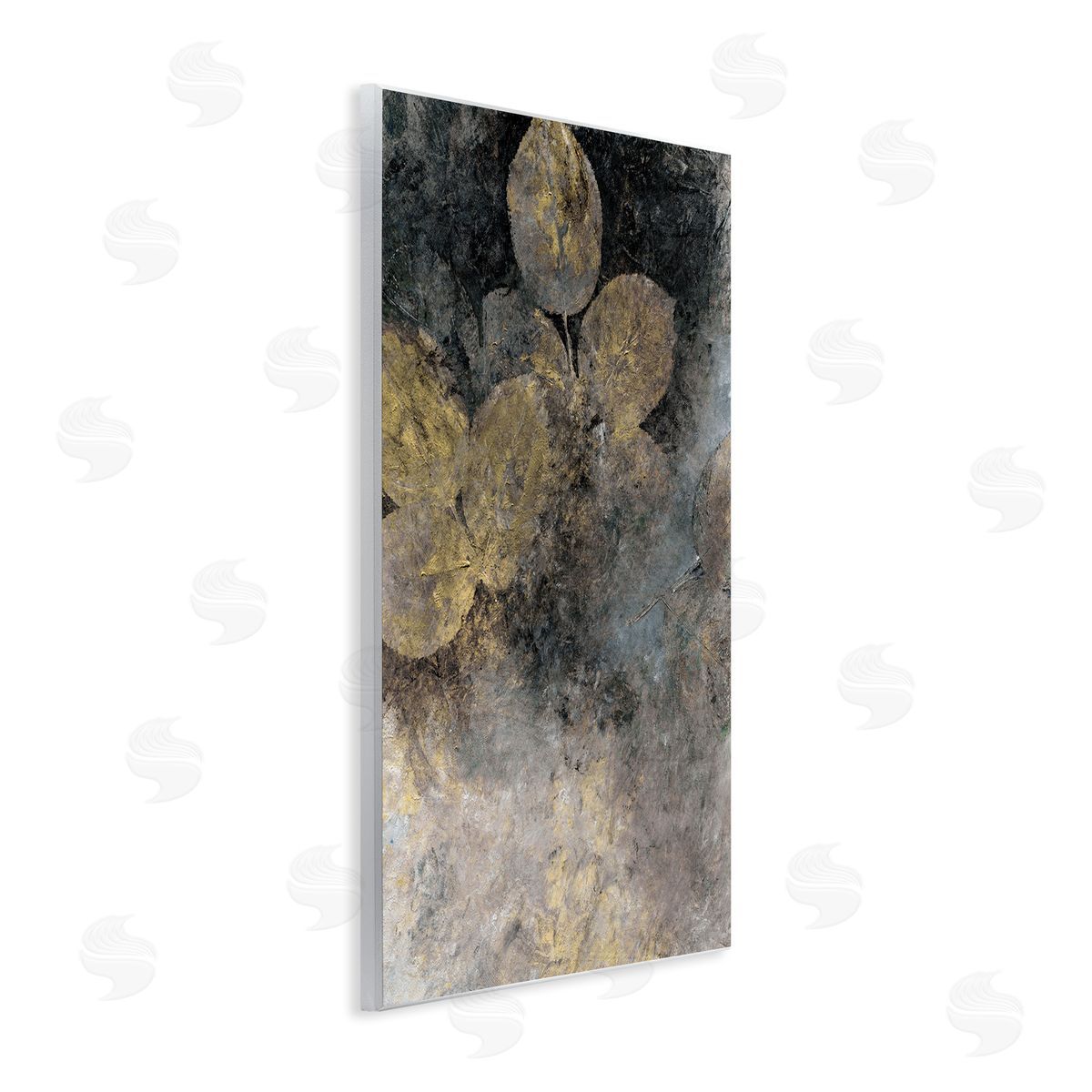BlursByAI Abstract Forest Leaves Wall Plaque Artside_