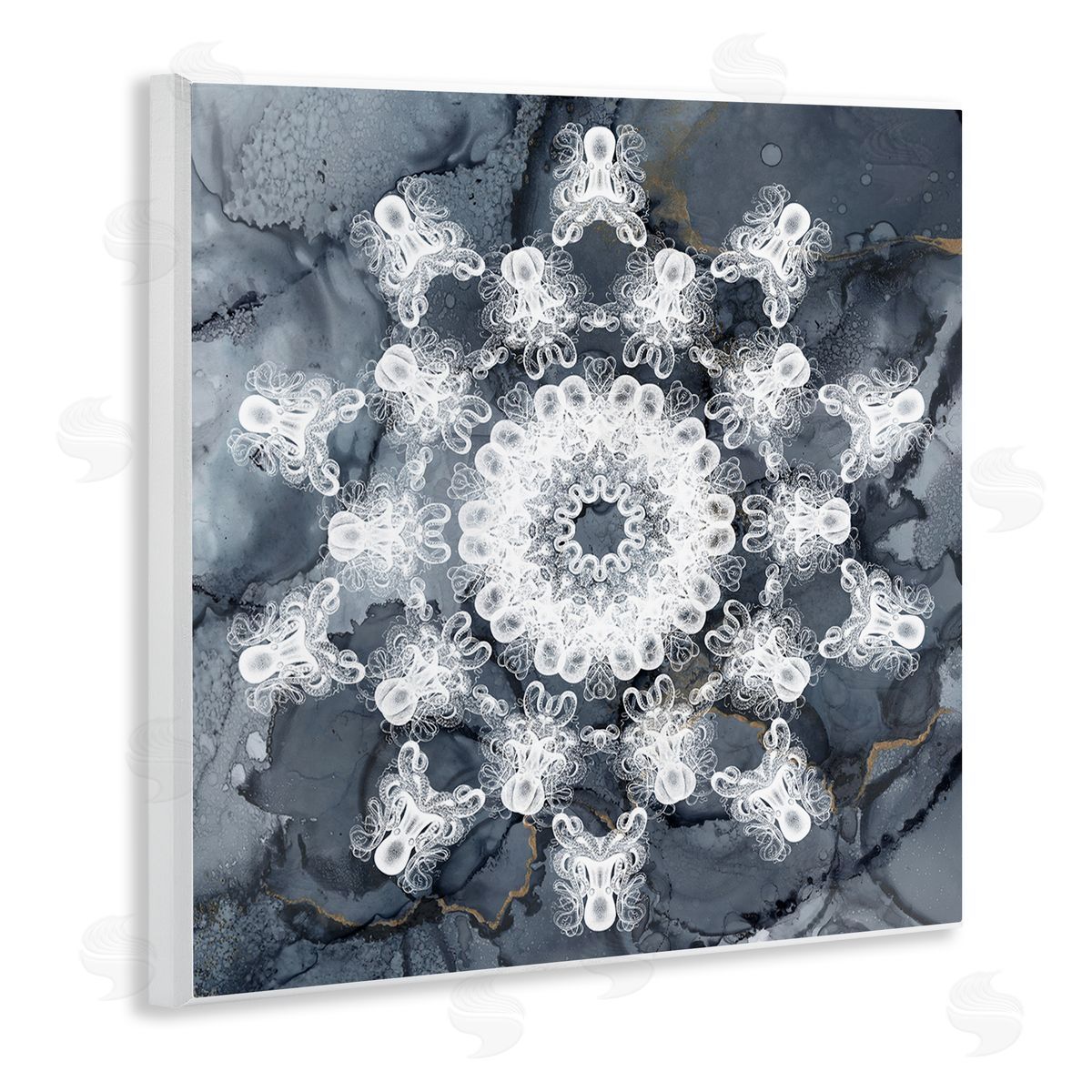 Christine Zalewski Bohemian Patterned Fractal Wall Plaque Artside_