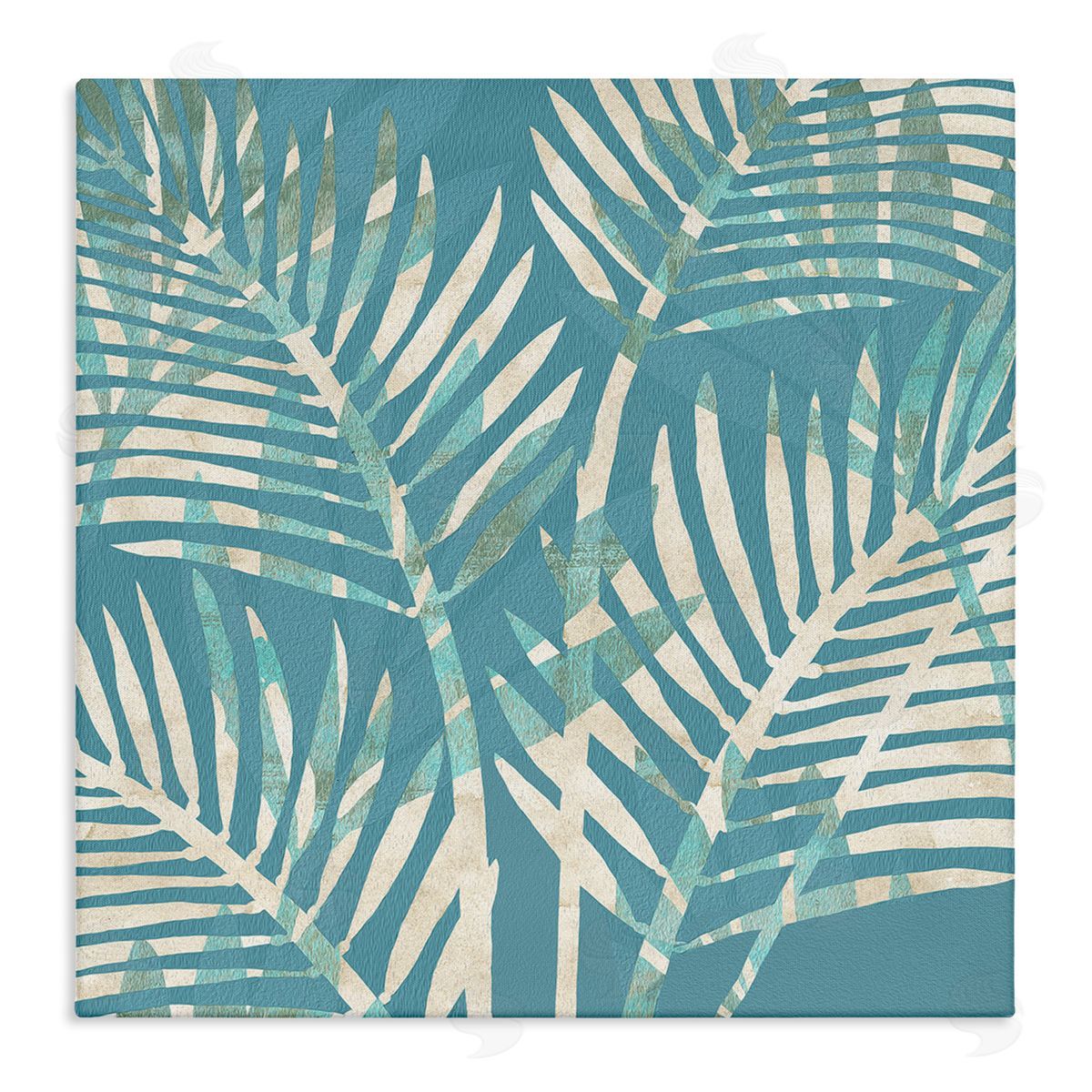 Flora Kouta Tropical Leaves Abstract Canvas Wall Art