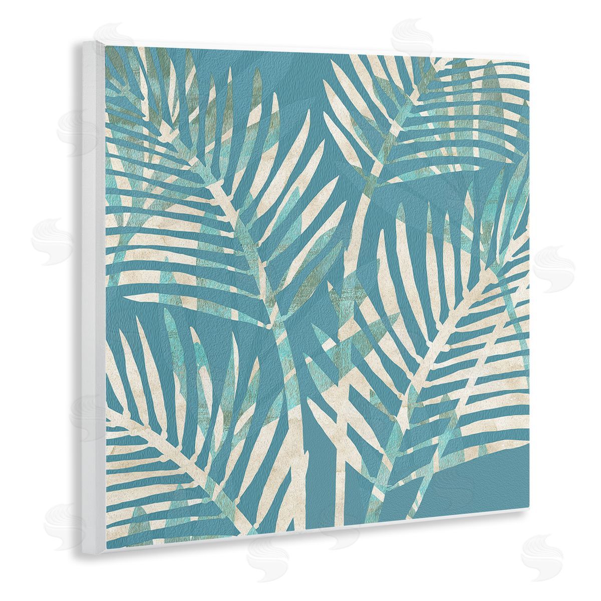 Flora Kouta Tropical Leaves Abstract Wall Plaque Artside_