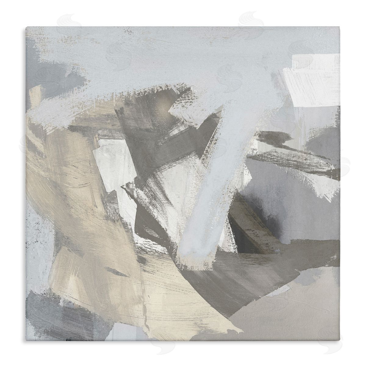 Rachel Springer Grey Subtle Painting Canvas Wall Art