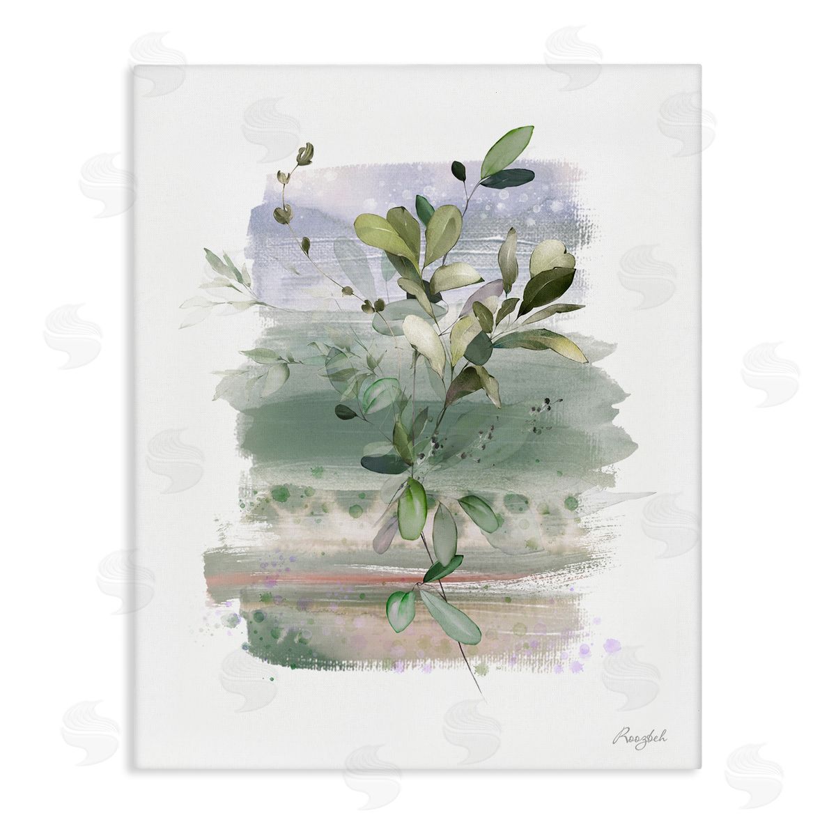 Roozbeh Modern Country Herbs Canvas Wall Art