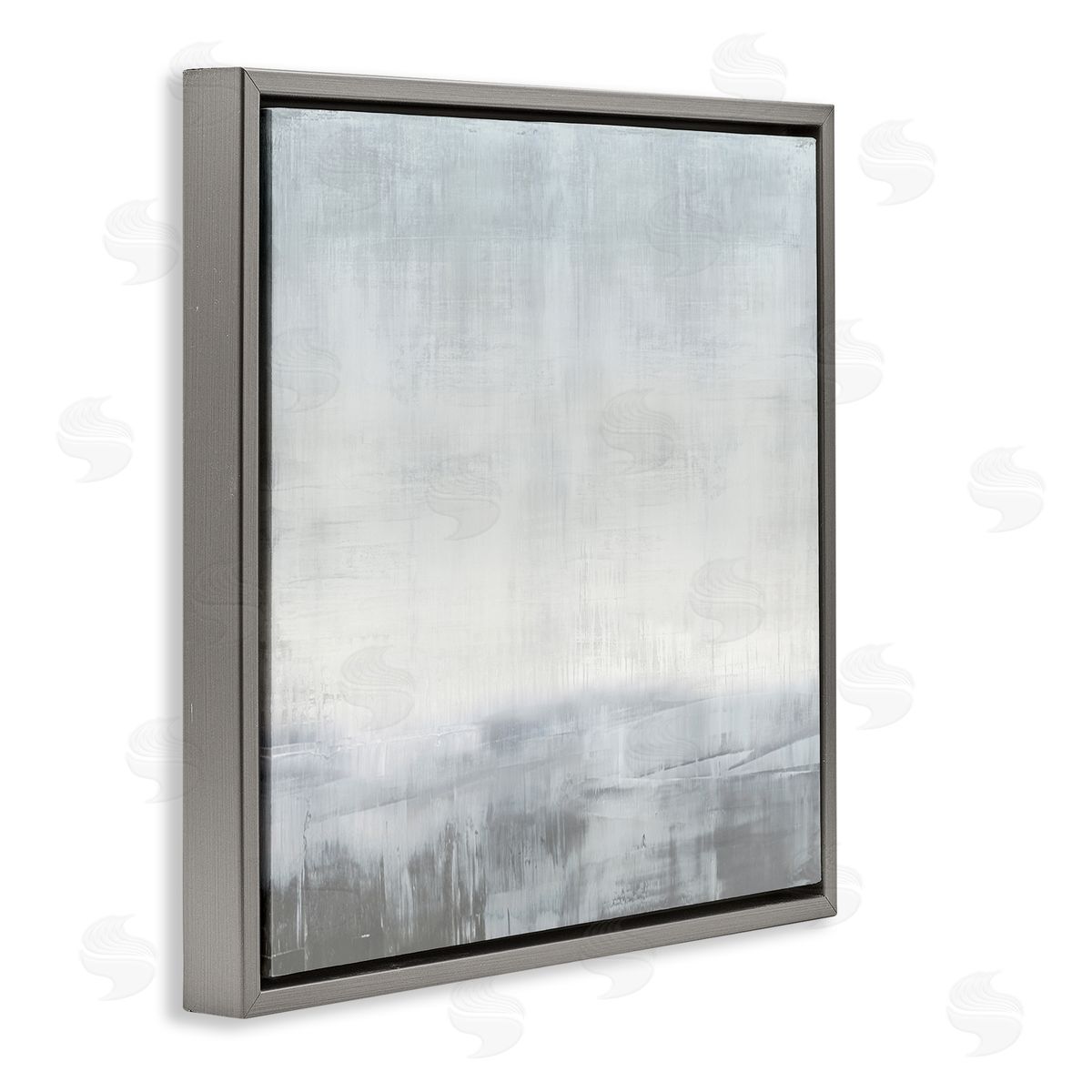 Taylor Hamilton Gray Contemporary Scenery Gray Floater Frame Canvas Artside_