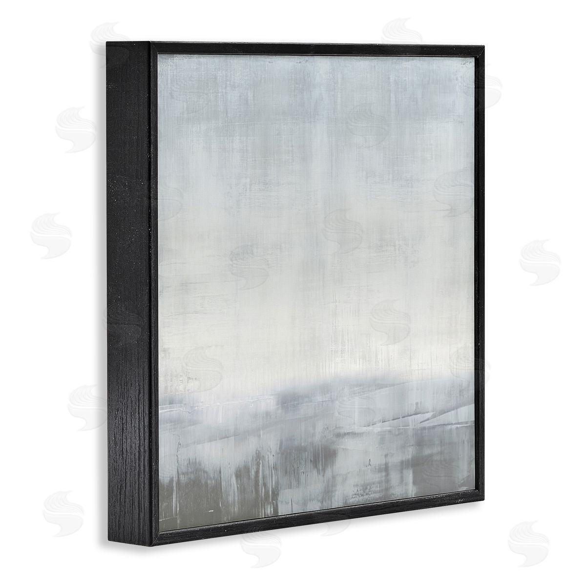 Taylor Hamilton Gray Contemporary Scenery Black Framed Giclee Wall Artside_