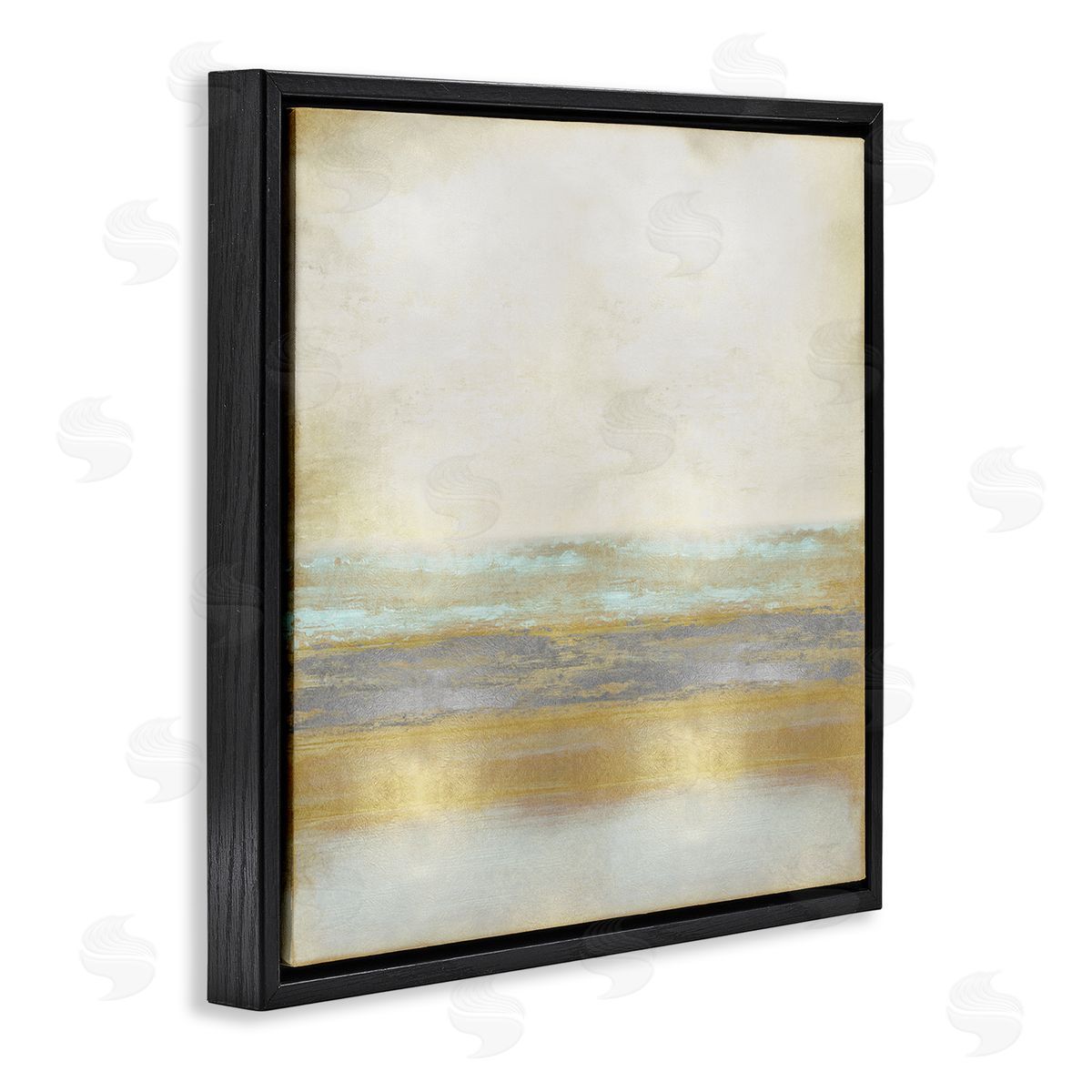 Taylor Hamilton Modern Glam Landscape Black Floater Frame Canvas Artside_