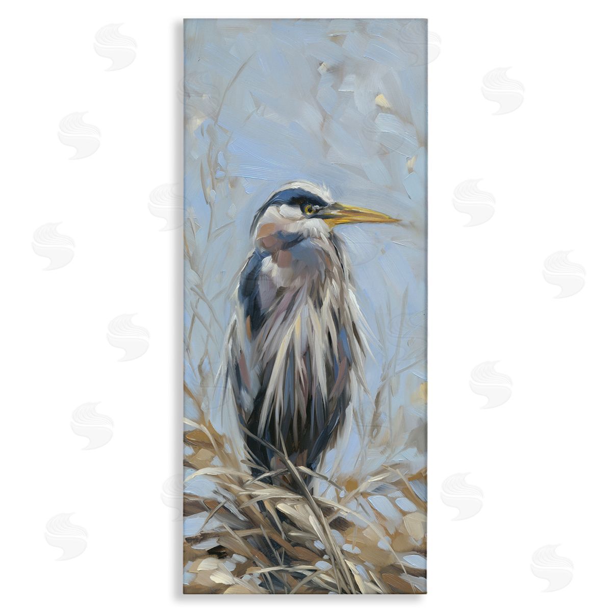 Andrea Lavery Bird on Branch Painting Canvas Wall Art