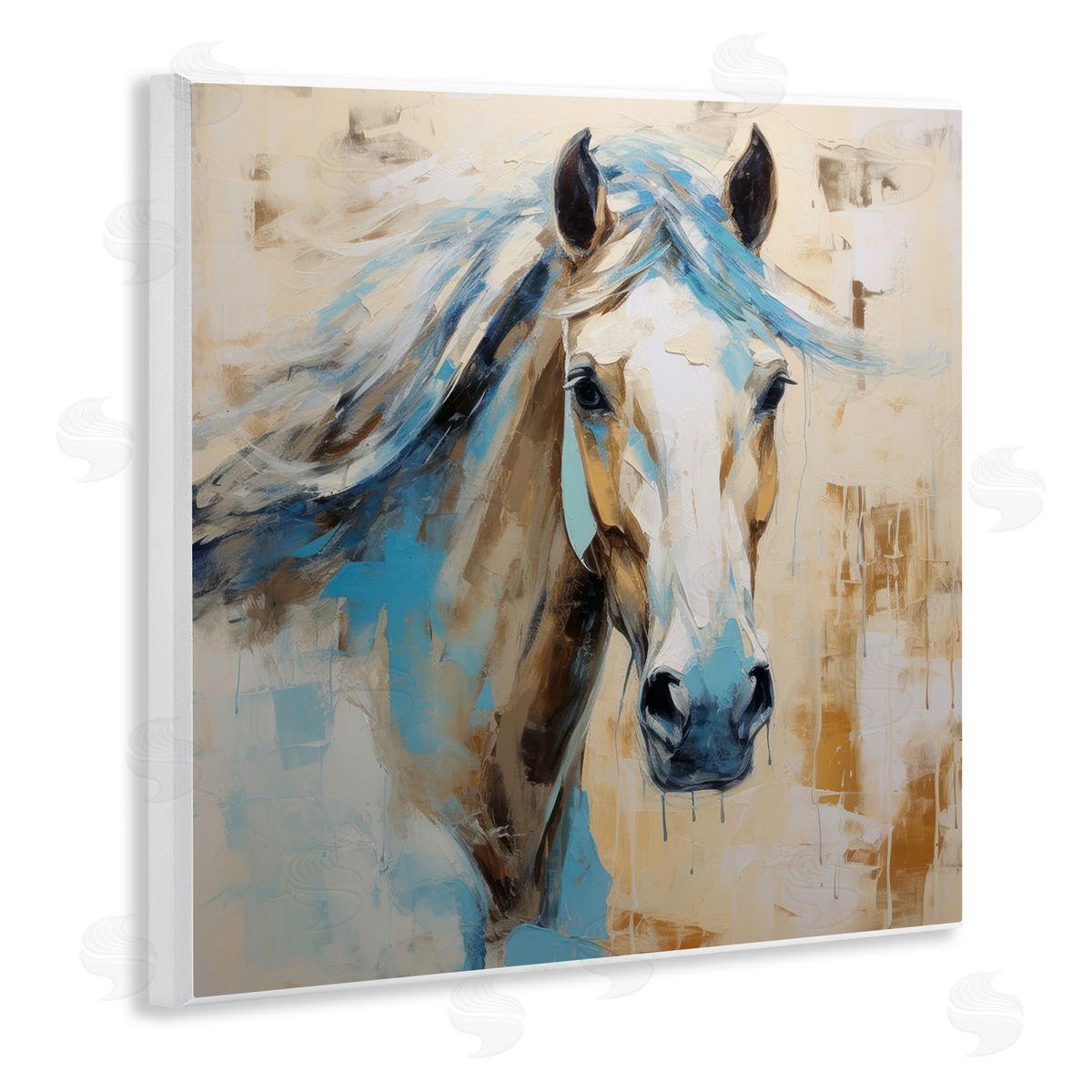 Irena Orlov Modern Stallion Portrait Wall Plaque Artside_
