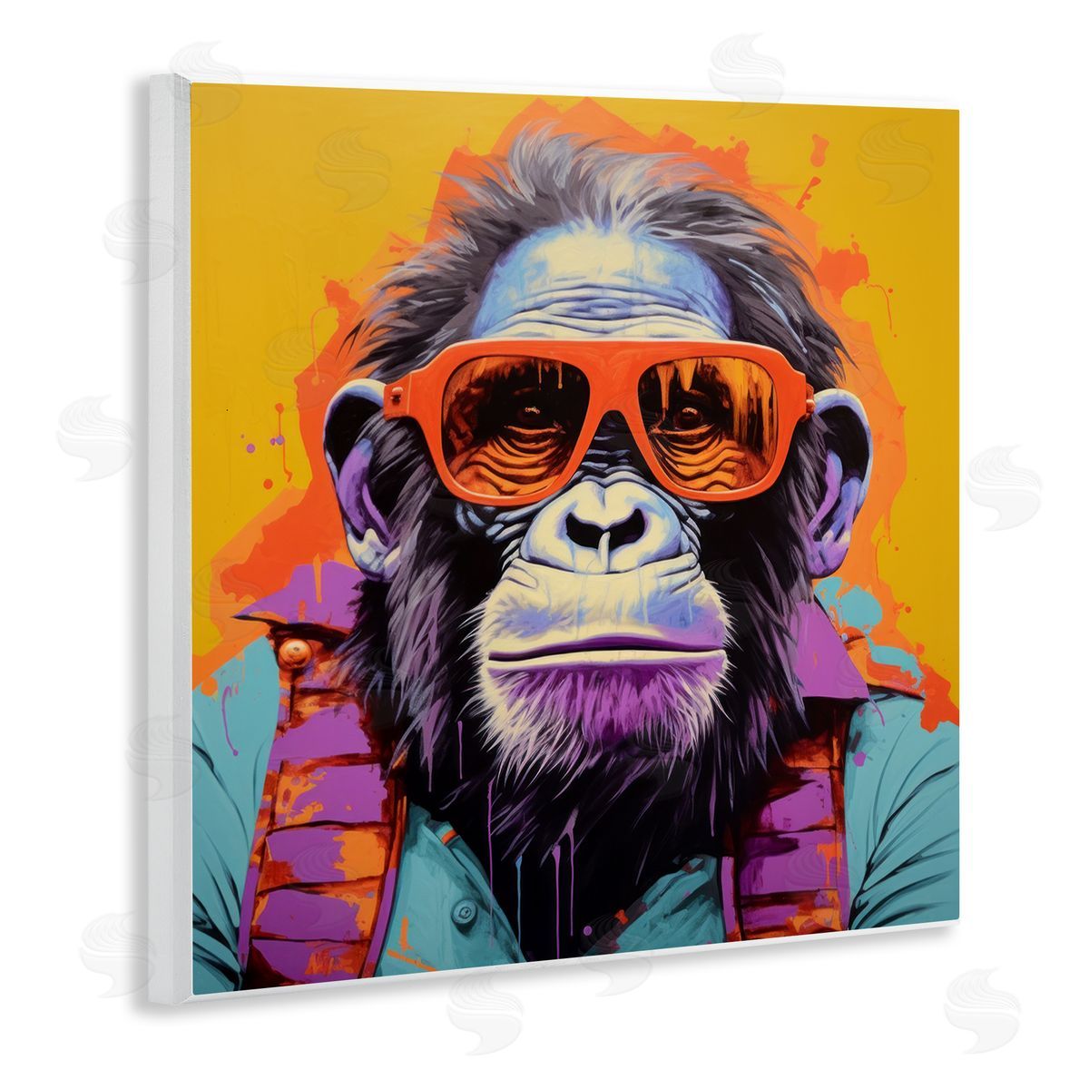 Irena Orlov Pop Style Gorilla Wall Plaque Artside_