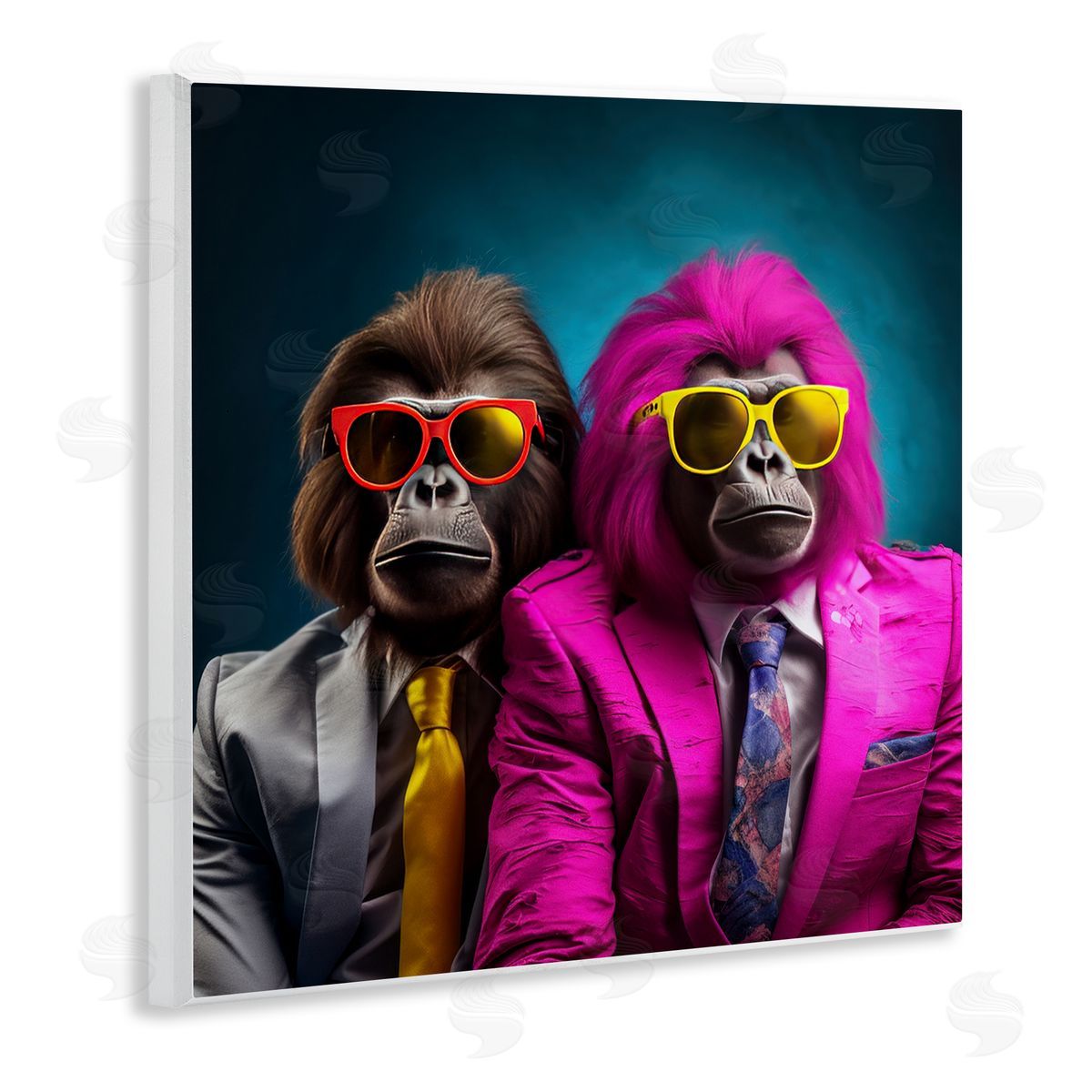 Irena Orlov Gorillas in Suits Wall Plaque Artside_