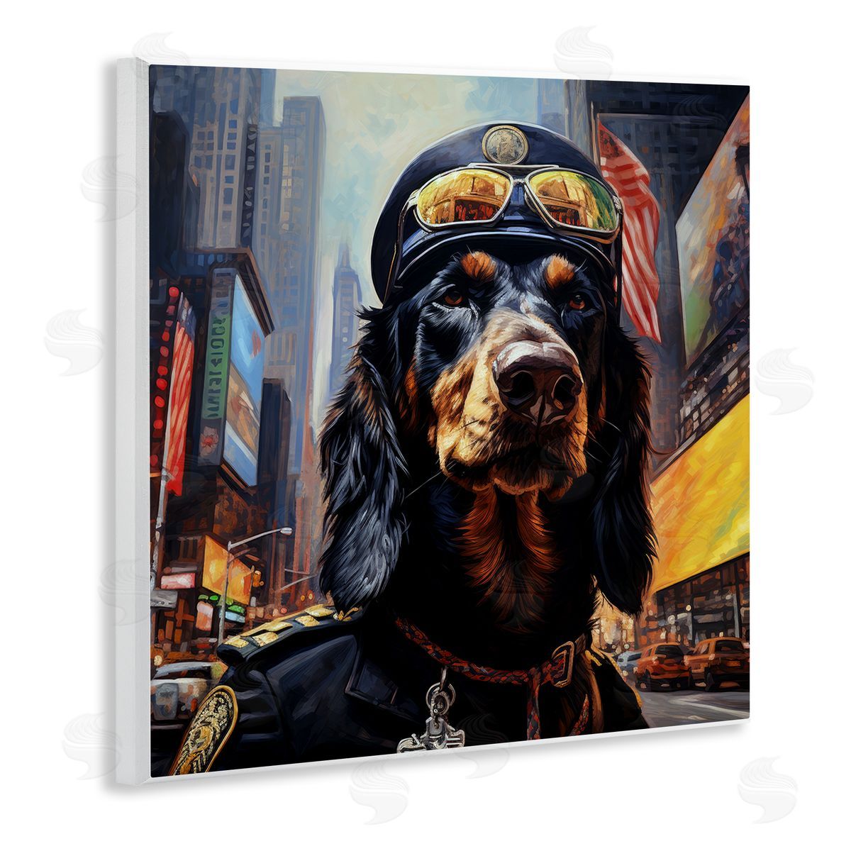 Ray Powers Military Dog Portrait Wall Plaque Artside_