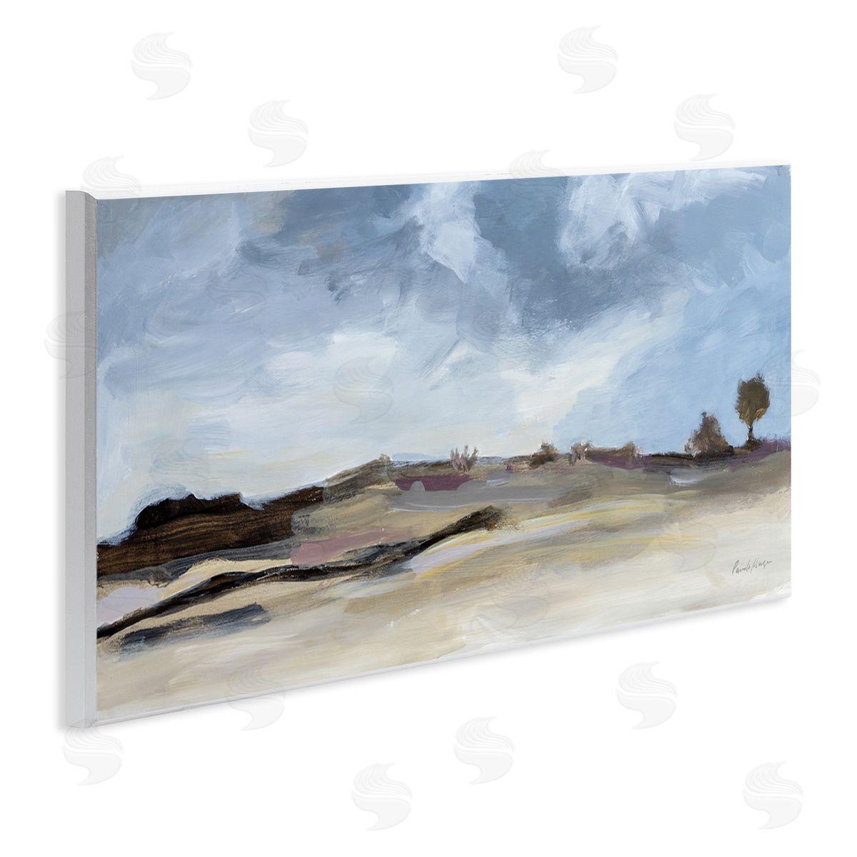 Pamela Munger Desert Landscape Painting Wall Plaque Artside_