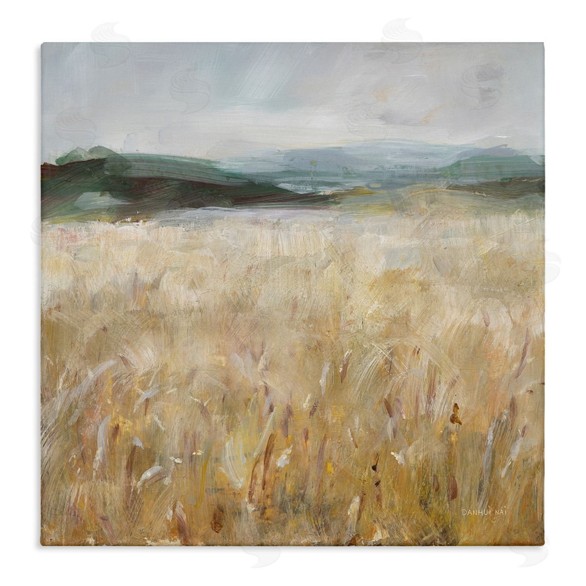 Danhui Nai Wheat Field Landscape Canvas Wall Art