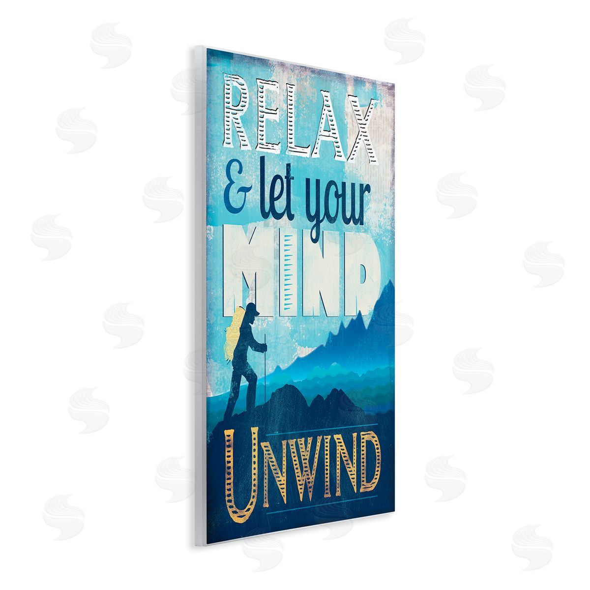 Judi Bagnato Unwind Hiking Nature Wall Plaque Artside_