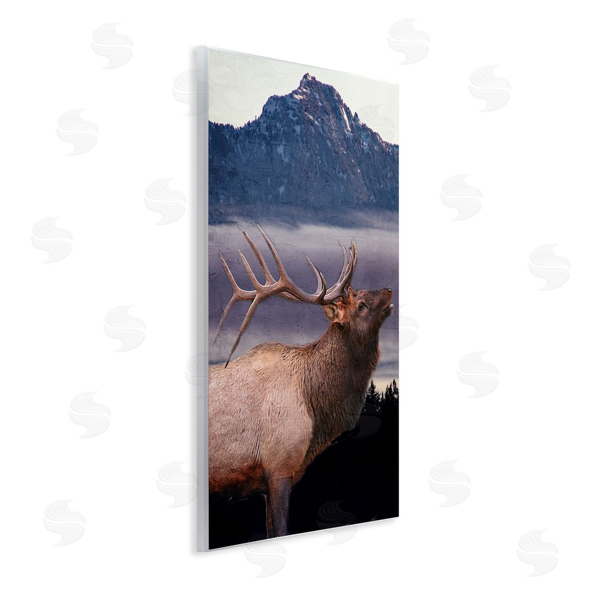 Kim Allen Elk Mountain Landscape Wall Plaque Artside_