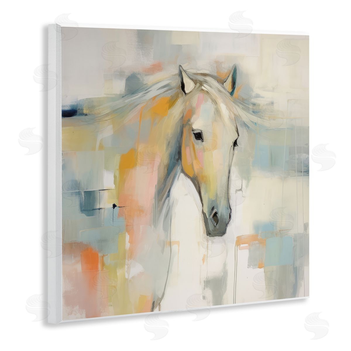 Irena Orlov Pastel Horse Painting Wall Plaque Artside_