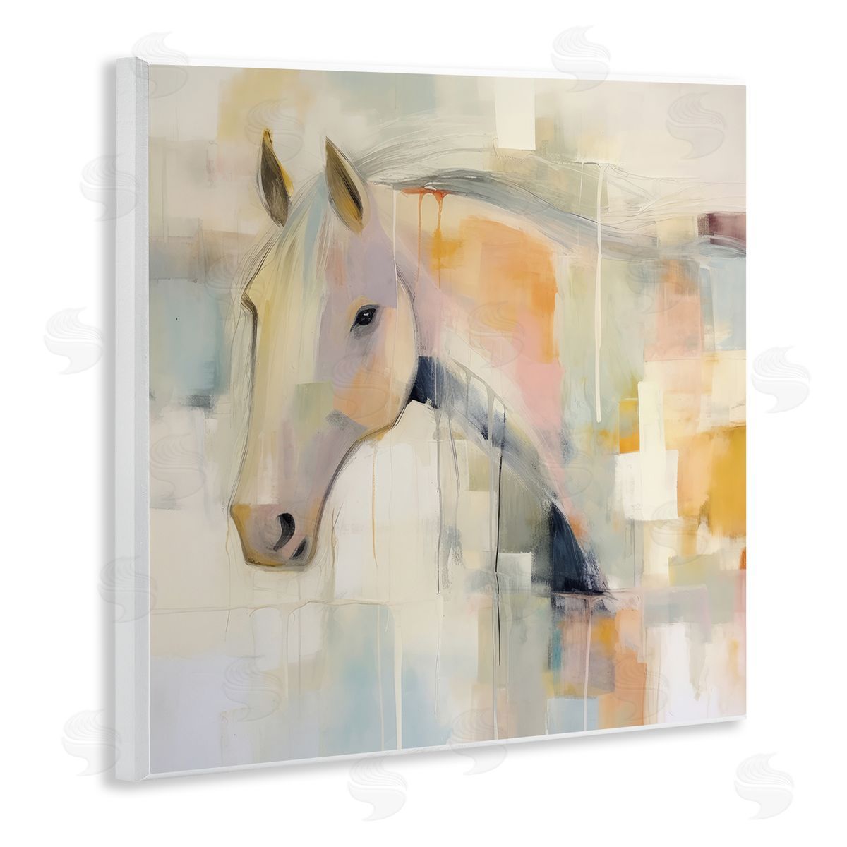 Irena Orlov Soft Abstract Horse Wall Plaque Artside_