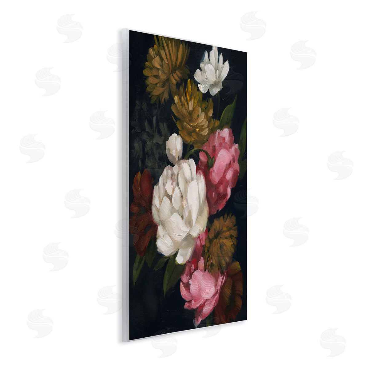 Grace Popp Peony Flower Arrangement Wall Plaque Artside_