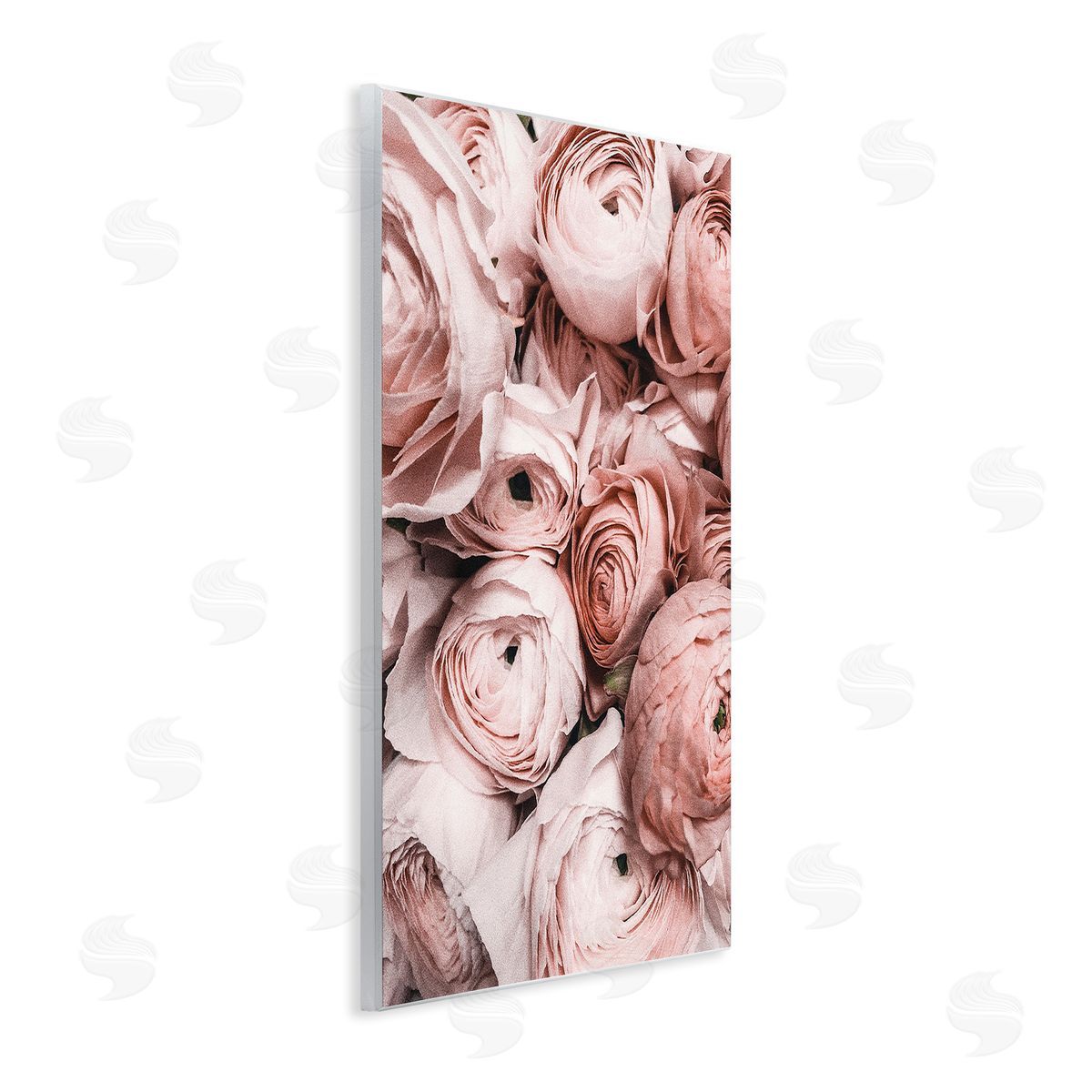 Pink Muted Peonies Wood Plaque Wall Art, Home Decor by Incado