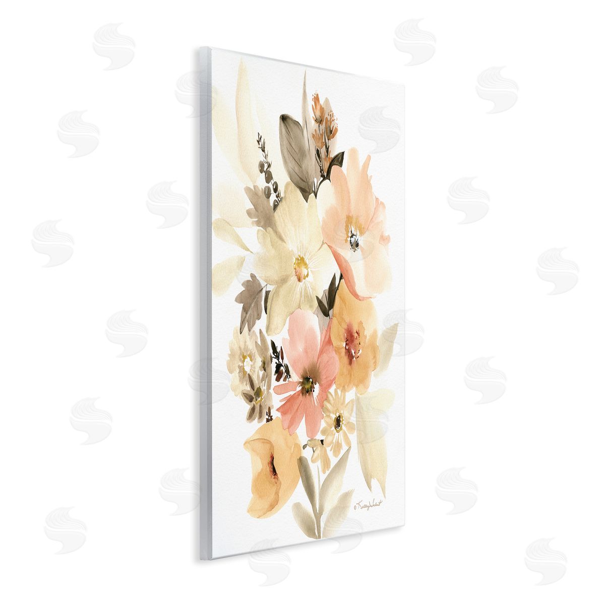 Kelley Talent Mixed Muted Bouquet Wall Plaque Artside_