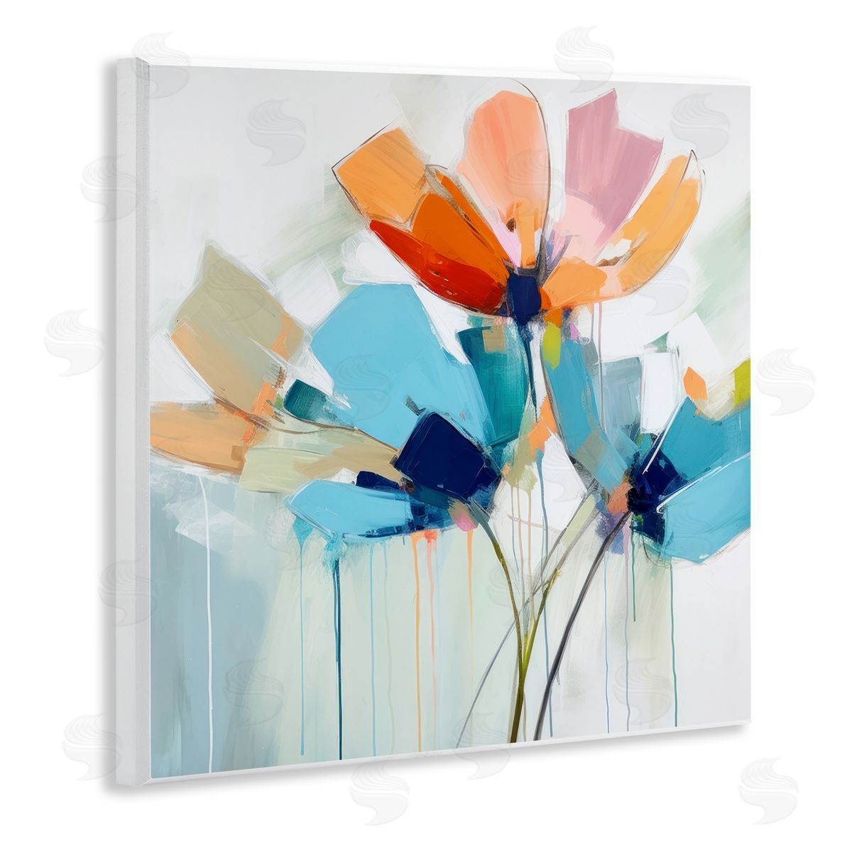 Irena Orlov Modern Tulips Abstraction Wall Plaque Artside_