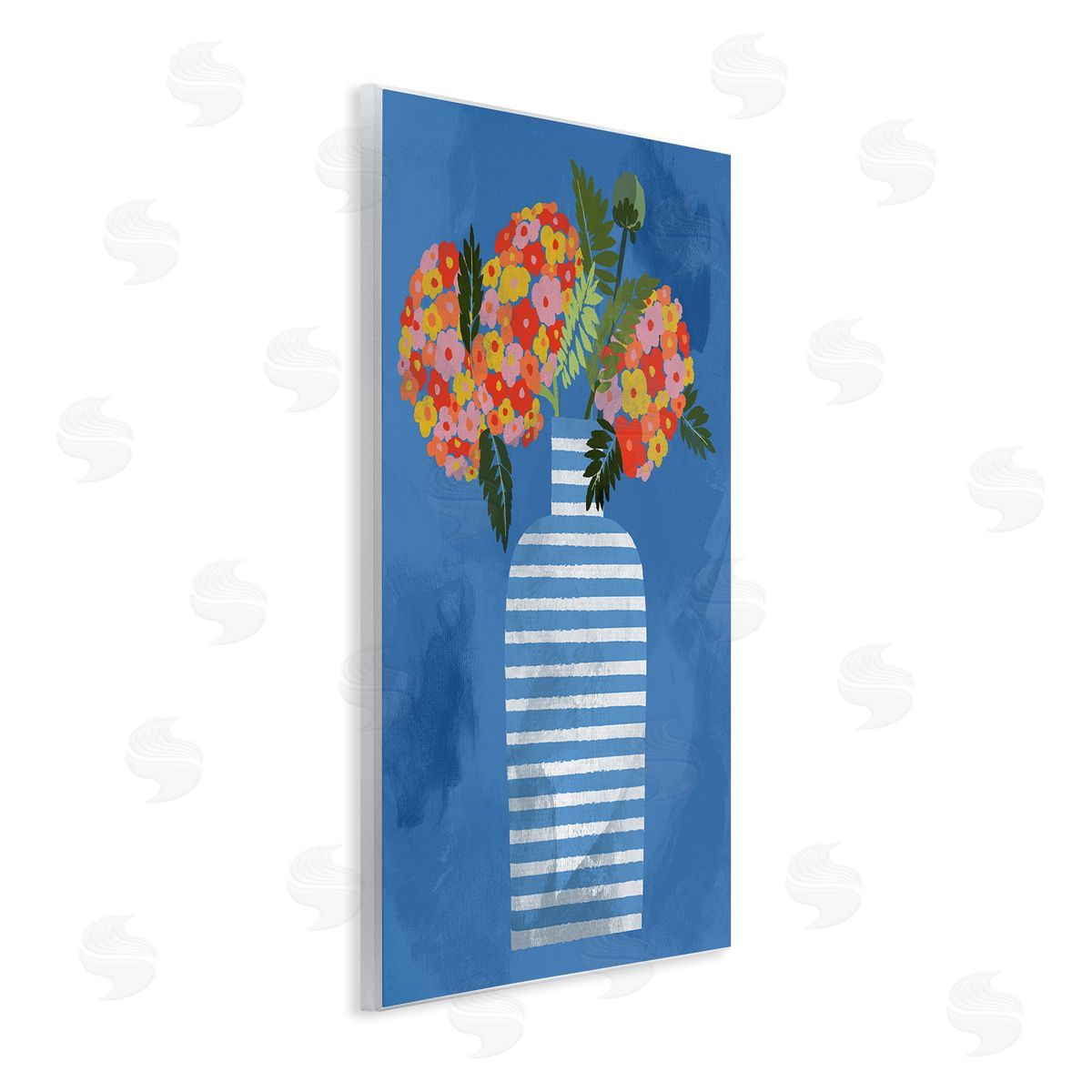 Pragya Kothari Contemporary Flower Vase Wall Plaque Artside_