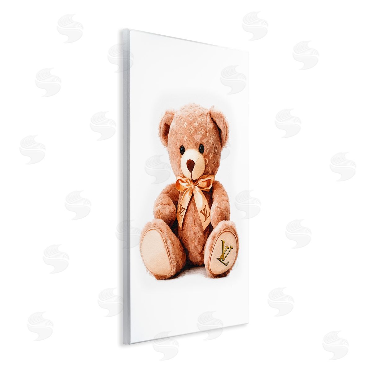 Amanda Greenwood Glam Brand Teddy Bear Wall Plaque Artside_