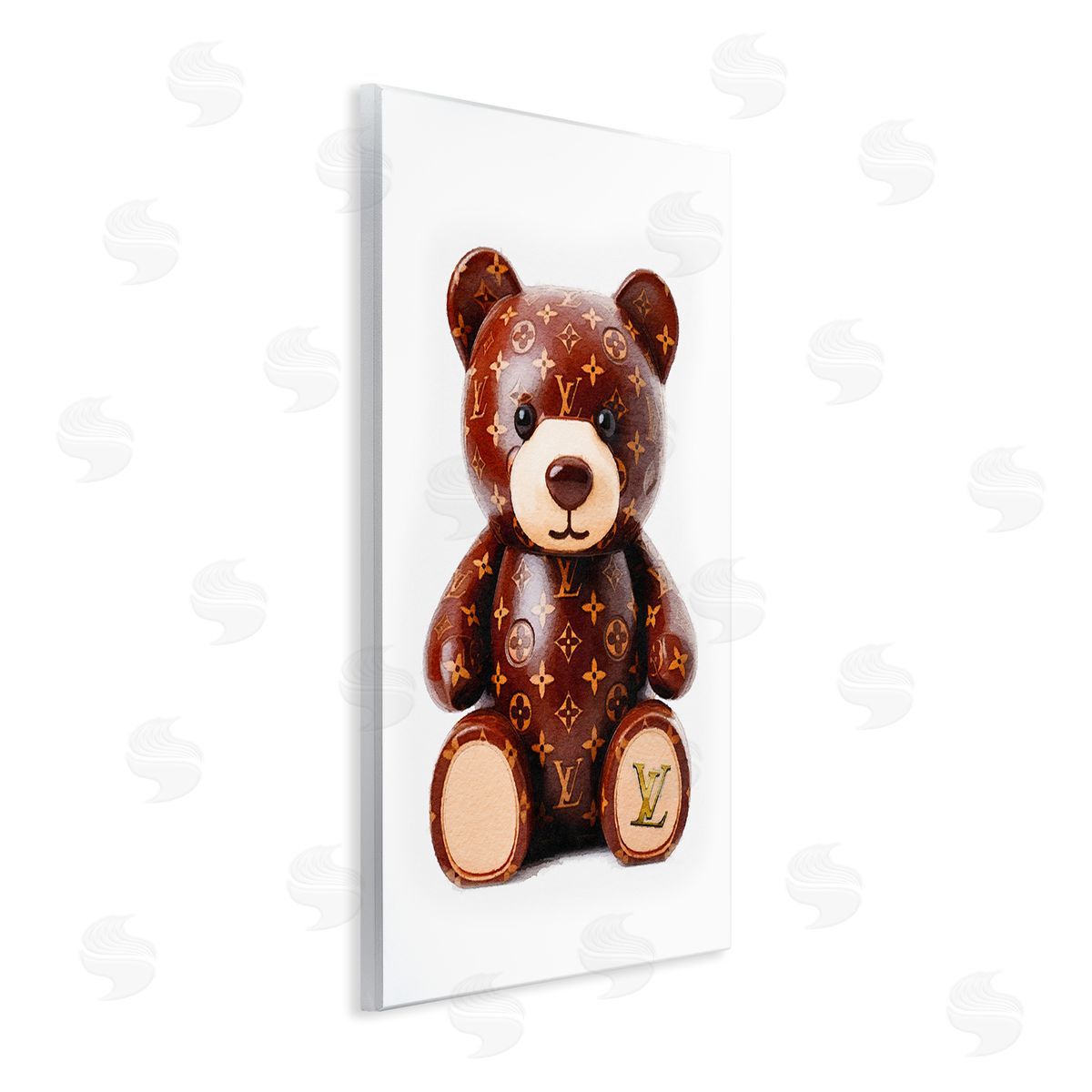Amanda Greenwood Fashion Patterned Bear Wall Plaque Artside_