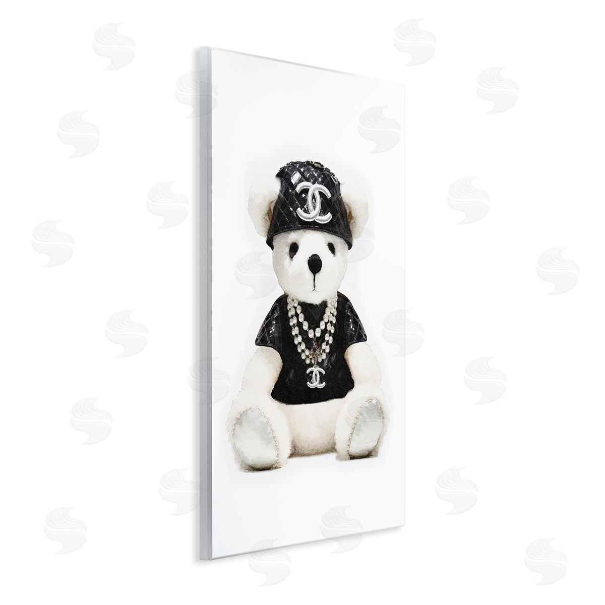 Amanda Greenwood Fashion Teddy Bear Wall Plaque Artside_