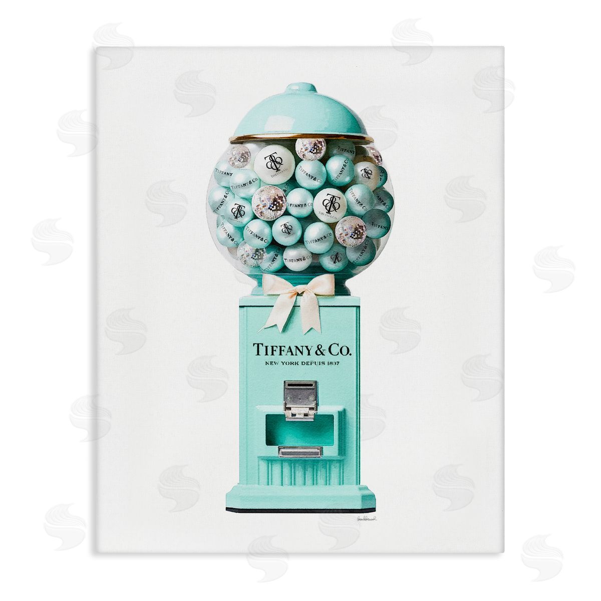 Amanda Greenwood Turquoise Fashion Candy Canvas Wall Art