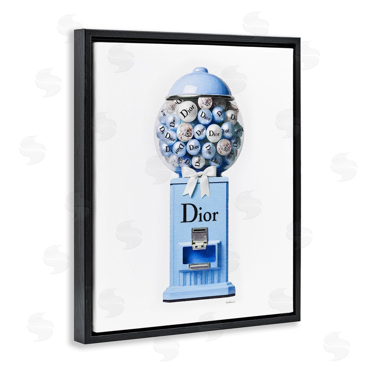 Amanda Greenwood Glam Candy Dispenser Black Floater Frame Canvas Artside_