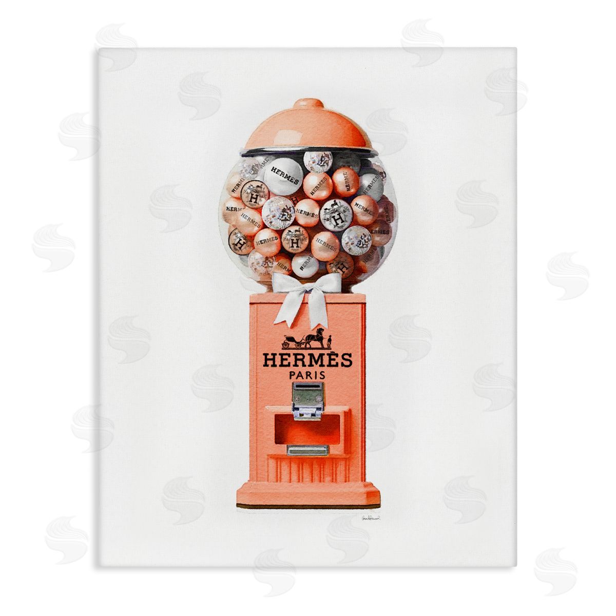 Amanda Greenwood Fashion Gumball Dispenser Canvas Wall Art