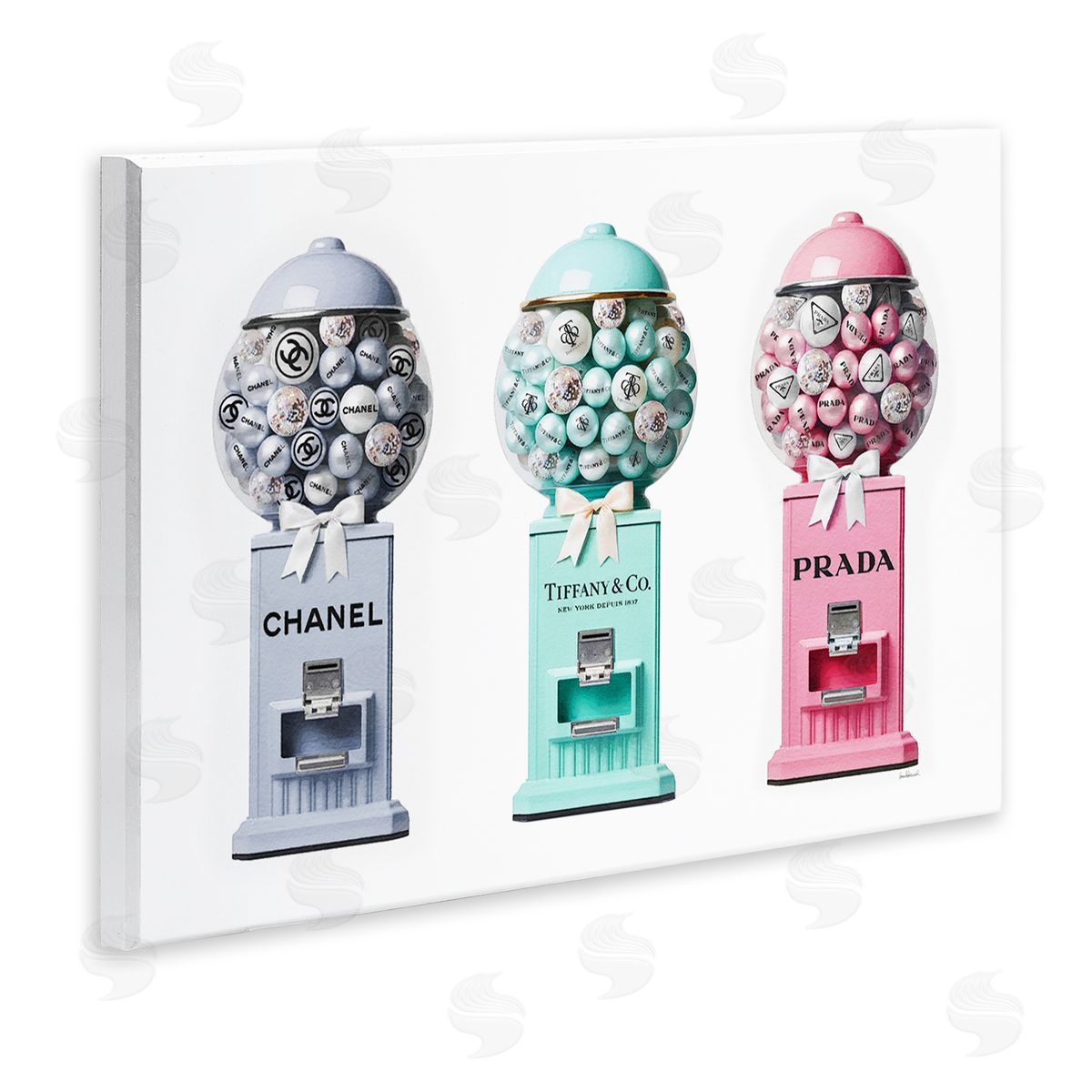 Amanda Greenwood Glam Gumball Candy Wall Plaque Artside_