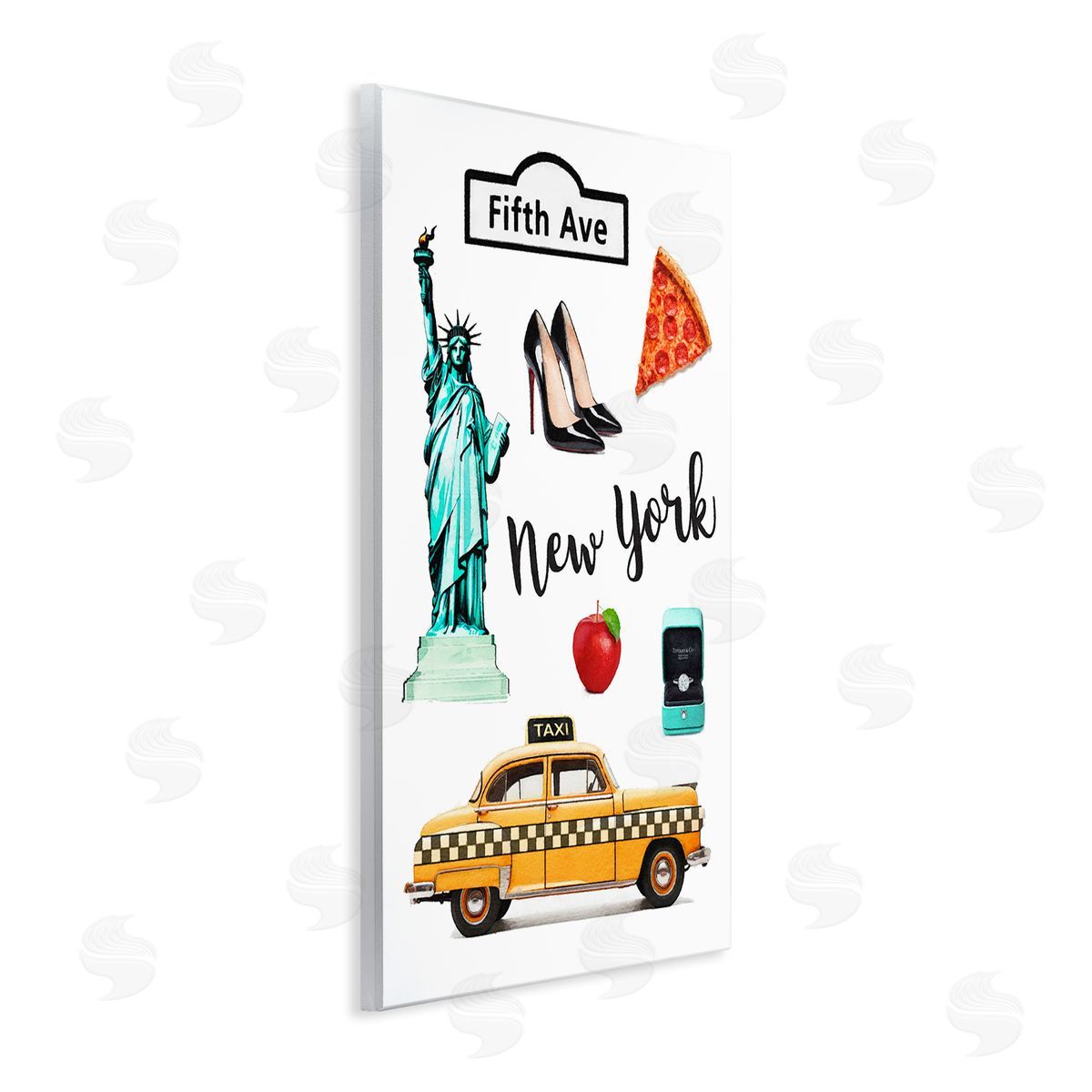 Amanda Greenwood New York Glam Travel Wall Plaque Artside_