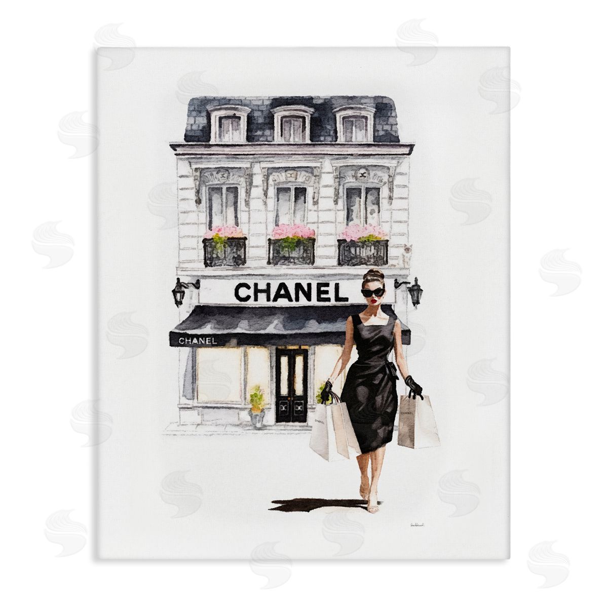 Amanda Greenwood Shopping Fashion Storefront Canvas Wall Art