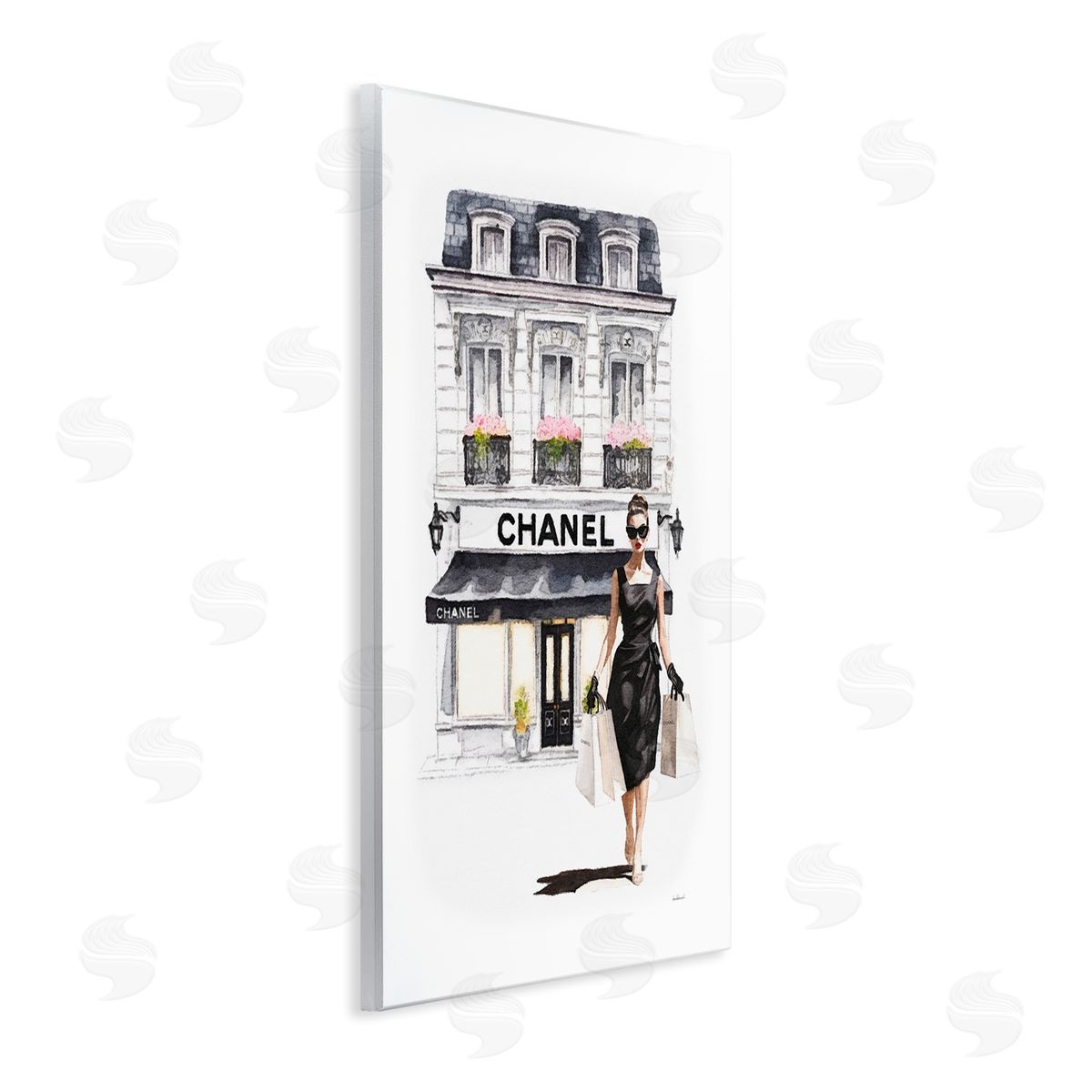 Amanda Greenwood Shopping Fashion Storefront Wall Plaque Artside_