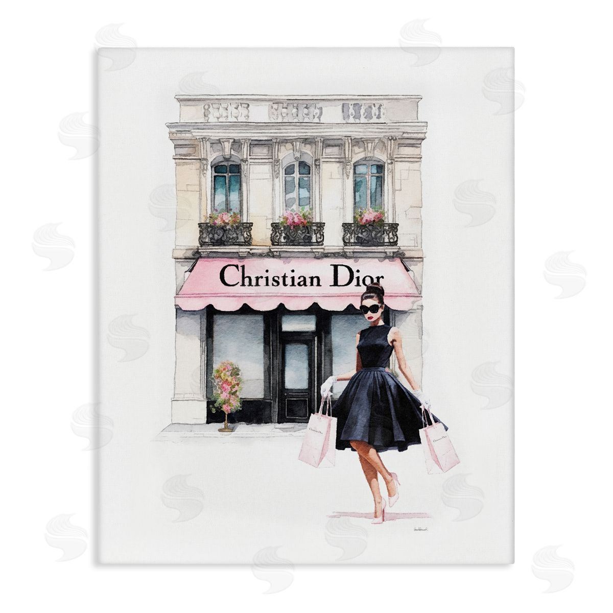 Amanda Greenwood Trendy Storefront Shopping Canvas Wall Art