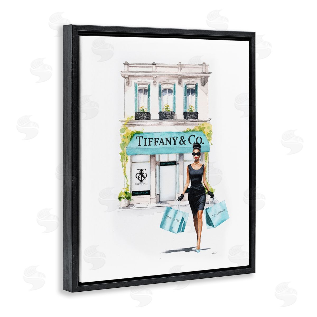 Amanda Greenwood Fashion Storefront Shopping Black Floater Frame Canvas Artside_