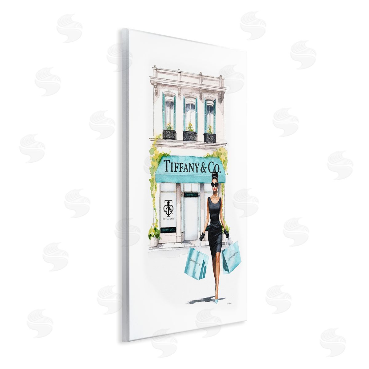 Amanda Greenwood Fashion Storefront Shopping Wall Plaque Artside_