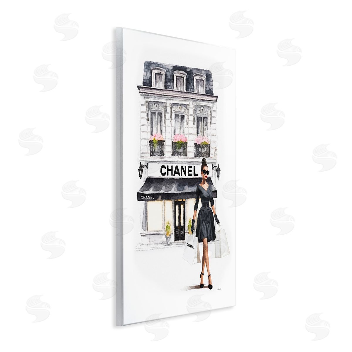 Amanda Greenwood Girl & Fashion Shop Wall Plaque Artside_